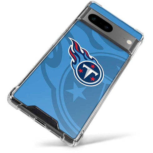 NFL Tennessee Titans Double Vision Google Pixel 7a Clear Case